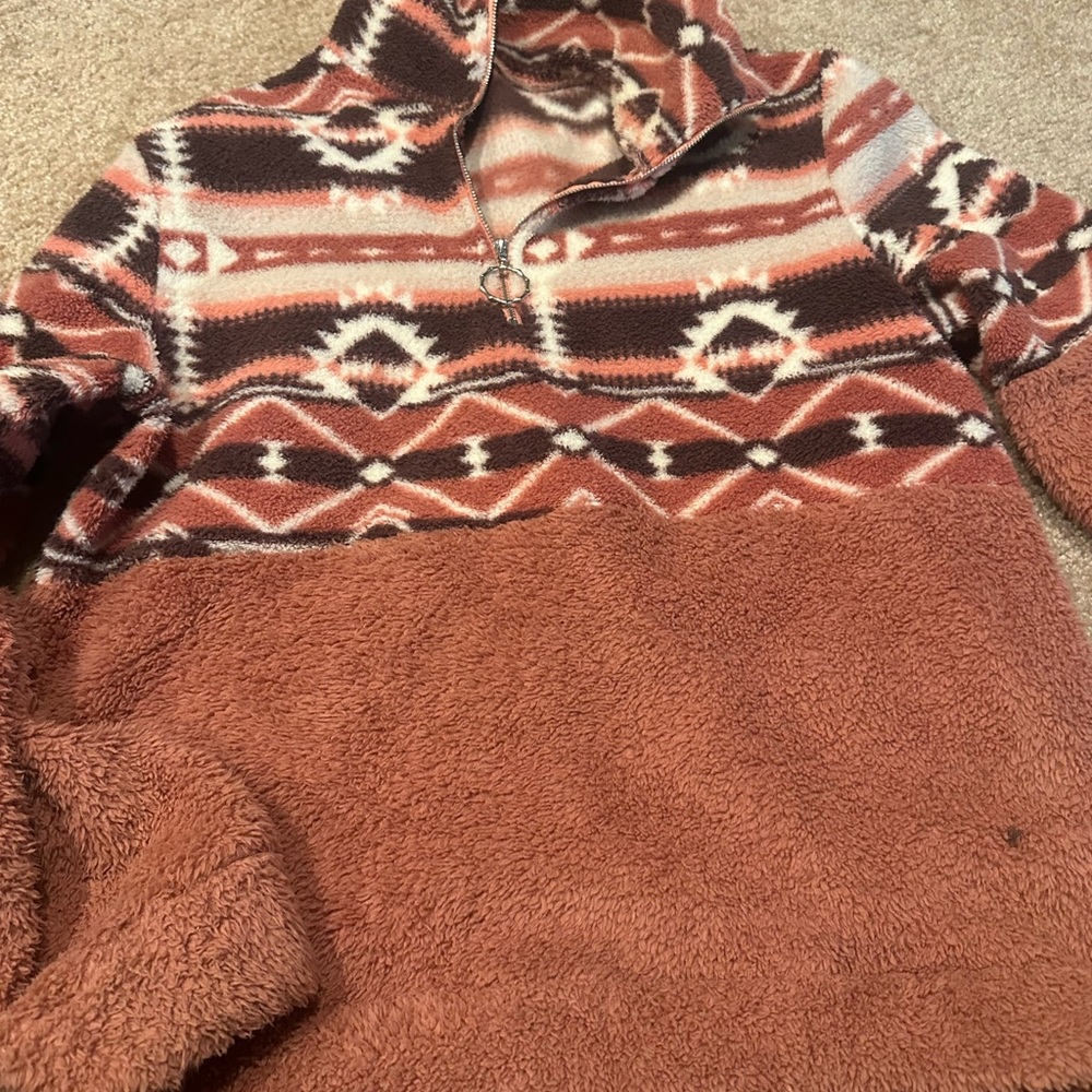 Men's Patterned Half-Zip Sweater